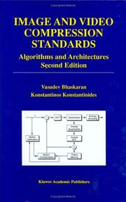 Cover of: Image and video compression standards by Vasudev Bhaskaran