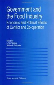 Cover of: Government and the Food Industry by 