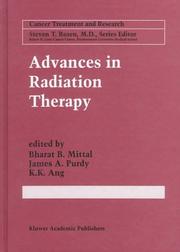 Cover of: Advances in radiation therapy | 