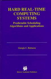 Cover of: Hard real-time computing systems by Giorgio C. Buttazzo