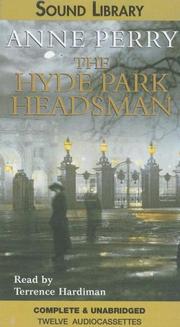 Cover of: The Hyde Park Headsman (Charlotte and Thomas Pitt Mystery)