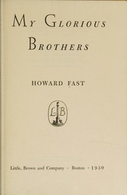 Cover of: My glorious brothers
