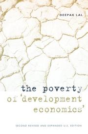 Cover of: The Poverty of &quot;Development Economics&quot;