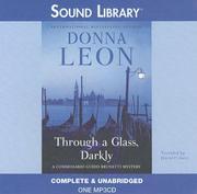 Cover of: Through a Glass, Darkly (Commissario Guido Brunetti Mysteries) by Donna Leon