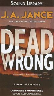 Cover of: Dead Wrong (Sound Library) by J. A. Jance, J. A. Jance