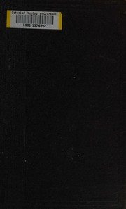 Cover of Nature and the supernatural by Horace Bushnell