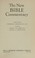 Cover of: The New Bible Commentary