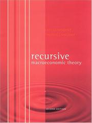 Cover of: Recursive Macroeconomic Theory, 2nd Edition by Lars Ljungqvist, Thomas J. Sargent
