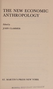 Cover of: The New Economic Anthropology