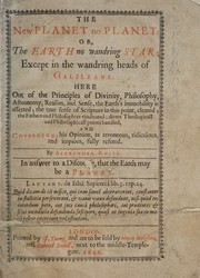 Cover of The new planet no planet by Ross, Alexander