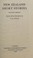Cover of: New Zealand short stories