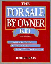 Cover of: The for Sale by Owner Kit by Robert Irwin, Robert Irwin