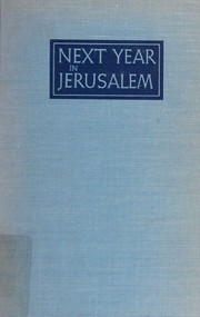 Cover of: Next year in Jerusalem;: The story of Theodor Herzl