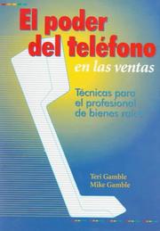 Cover of: El poder del teléfono en las ventas  by Teri Gamble, Mike Gamble