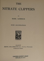 Cover of: The nitrate clippers,