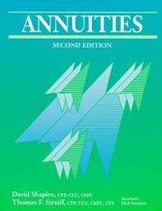 Cover of: Annuities