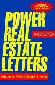 Cover of: Power real estate letters: a professional's resource for success