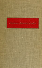 Nonlinear automatic control by John E. Gibson