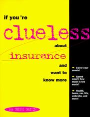 Cover of: If you're clueless about insurance and want to know more by Seth Godin