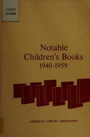 Cover of: Notable children's books, 1940-1959
