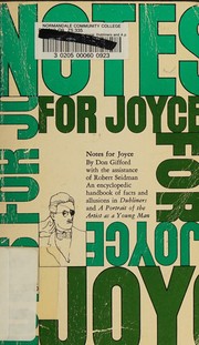 Cover of: Notes for Joyce by Don Gifford, Don Gifford