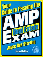 Cover of: Your guide to passing the AMP real estate exam by Joyce Bea Sterling
