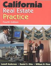 Cover of: California real estate practice by Lowell Anderson