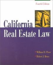 Cover of: California real estate law