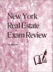 Cover of: New York Real Estate Exam Review