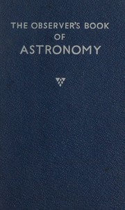 Cover of: The Observer's Book Of Astronomy