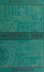 Front cover of Occupations today by Brewer, John Marks