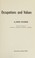 Cover of: Occupations and values