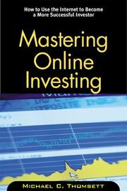 Cover of: Mastering Online Investing