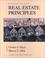 Cover of: Real estate principles