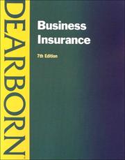 Cover of: Business Insurance by R & R Newkirk, Carolyn B. Mitchell