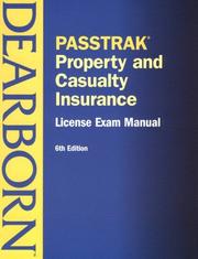 Cover of: Passtrak Property and Casualty Insurance by Dearborn