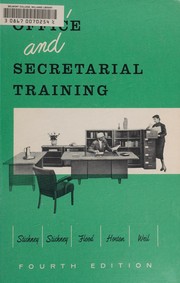 Front cover of Office and secretarial training by Rufus Stickney