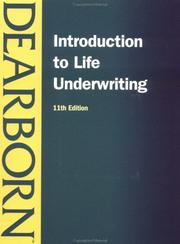 Cover of: Introduction to Life Underwriting