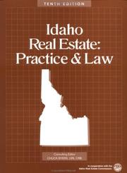 Cover of: Idaho Real Estate by Chuck Byers, Chuck Byers