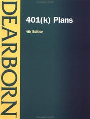 Cover of: 401(k) plans. by 