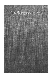 Cover of: Old Masters And New Essays In Art Criticism