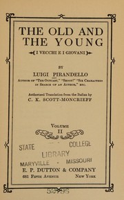 Cover of: The Old And The Young