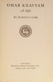 Cover of: Omar Khayyam: a life
