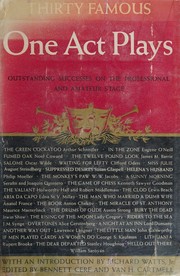 Cover of: Thirty famous one act plays