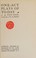 Cover of: One-act plays of to-day
