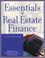 Cover of: Essentials of real estate finance