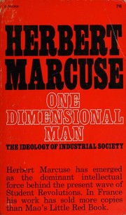 Cover of: One dimensional man
