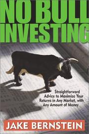 Cover of: No Bull Investing | Jake Bernstein