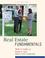 Cover of: Real estate fundamentals