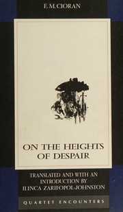 Cover of: On the heightsof despair